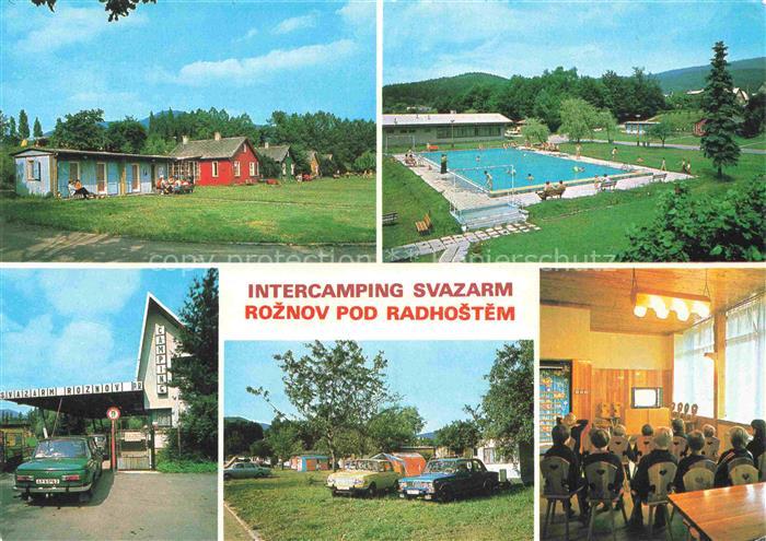 Roznov pod Radhostem Rosenau Radhost CZ Intercamping-Svazarm Schwimmbad Bungalow