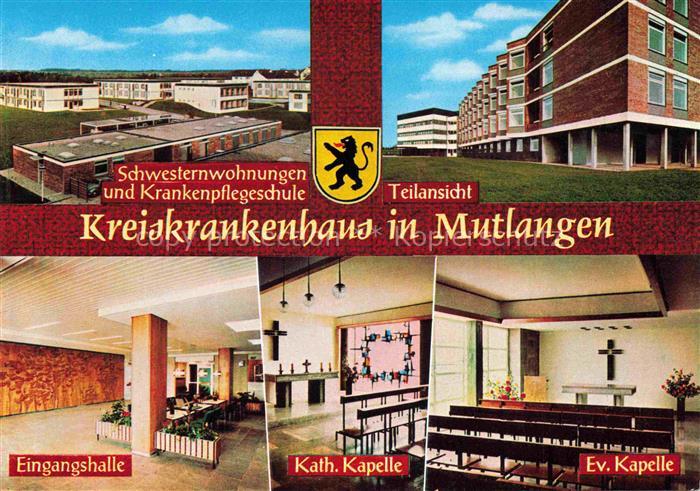 Mutlangen Ostalbkreis BW Kreiskrankenhaus Schwesternwohnungen Krankenpflegeschul
