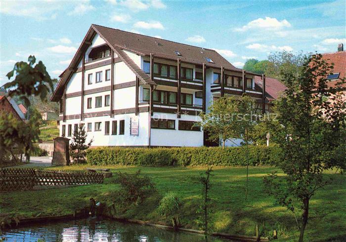 Reinhardsachsen Wallduern Odenwald BW Hotel Teich Wald Wiese Odenwald Fachwerkha