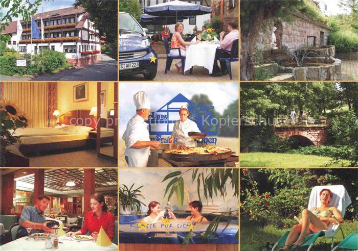 Wallduern Hotel-Frankenbrunnen Hotelzimmer Restaurant Koch Brunnen Garten Pool S