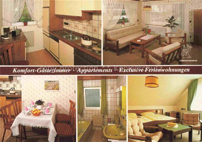 Willingen Sauerland Waldeck Hessen Pension Kueche Wohnzimmer Esszimmer Badezimme