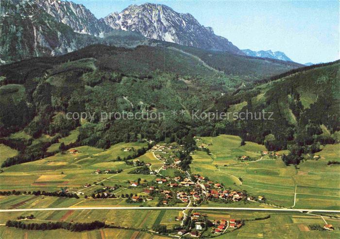 Aufham Berchtesgadener Land Anger Bayern Staufengebirge Zwiesel Bergdorf Felder