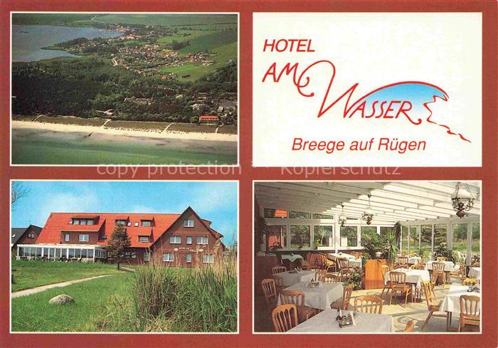 Breege Ruegen Mecklenburg-Vorpommern Hotel-Am-Wasser Kueste Strand Luftaufnahme