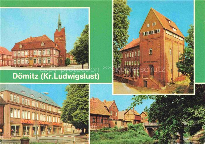 Doemitz Mecklenburg-Vorpommern Rathaus Festung Fritz-Reuter-Gedenkhalle Konsum-K