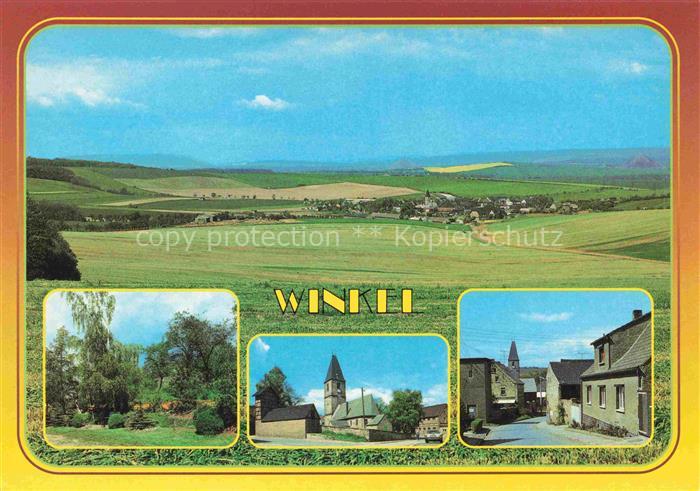 Winkel Sangerhausen Sachsen-Anhalt Dorfansicht Felder Kirche Park Dorfstrasse Hu