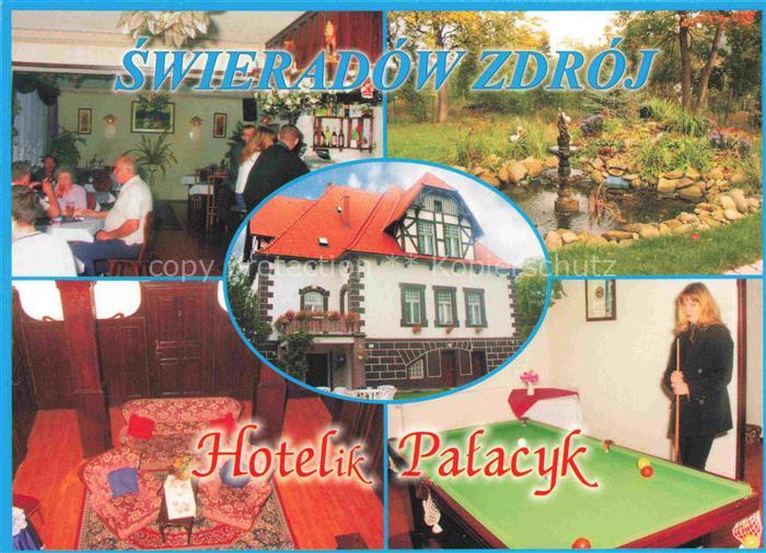 Swieradow Zdroj Bad Flinsberg PL Hotelik-Pałacyk Restaurant Park Brunnen Billard