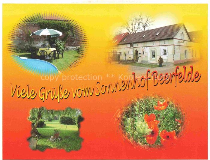 Beerfelde Steinhoefel Fuerstenwalde Brandenburg Sonnenhof Pension Garten Pool Ge
