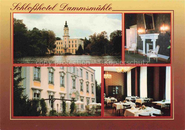 Schoenwalde Wandlitz Bernau Gorinsee Barnim Brandenburg Schloss-Dammsmuehle Teic