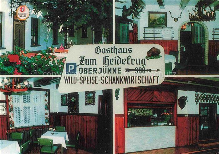 Oberjuenne Planebruch Potsdam-Mittelmark Brandenburg Gasthaus Zum-Heidekrug Wild