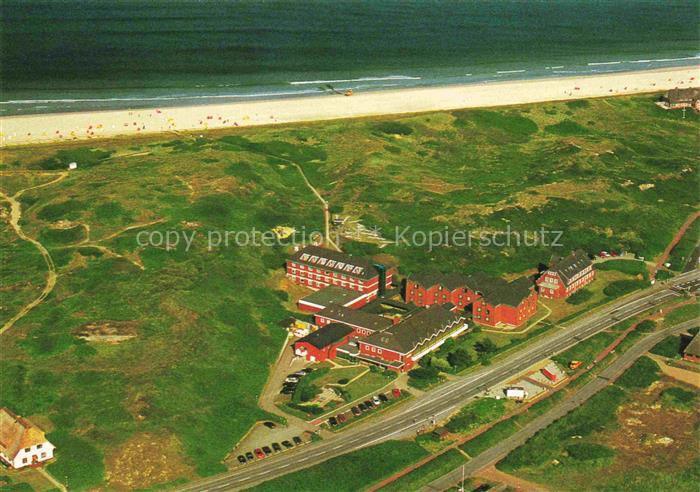 Alt Rantum Duenenhotel-Alt-Rantum BSW Bahn-Sozialwerk Luftbild Strand Nordsee Du