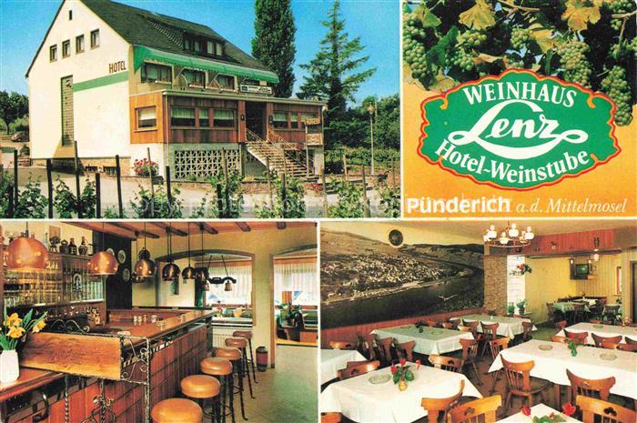 Puenderich Mosel Rheinland-Pfalz Weinhaus-Lenz Hotel-Weinstube Hauptstrasse Wein