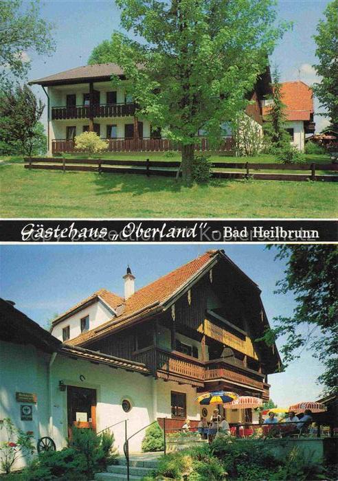 Bad Heilbrunn Gaestehaus-Oberland Woernerweg Hotel-Restaurant-Weinstube Balkon B