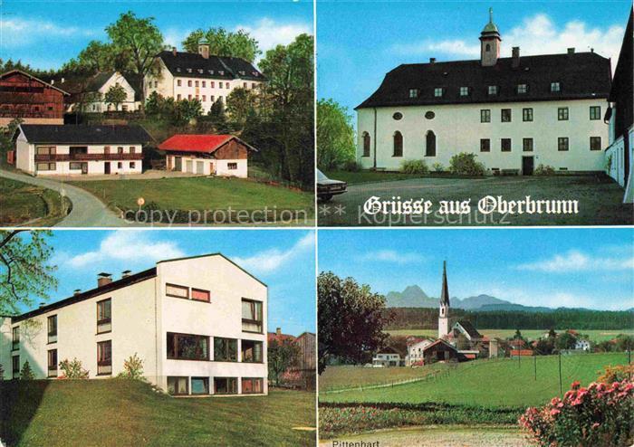 Oberbrunn Pittenhart Traunstein Oberbayern Familien-Erholungsheim Schloss Kirche