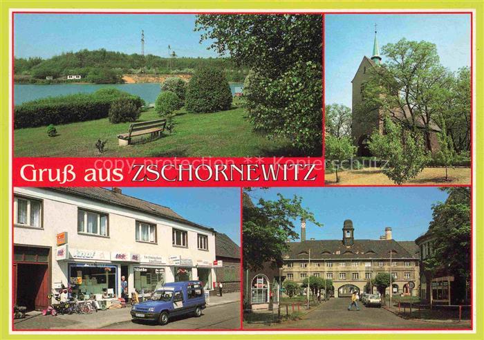 Zschornewitz Wittenberg Sachsen-Anhalt See Kirche Kaufhaus-Knof Walther-Rathenau