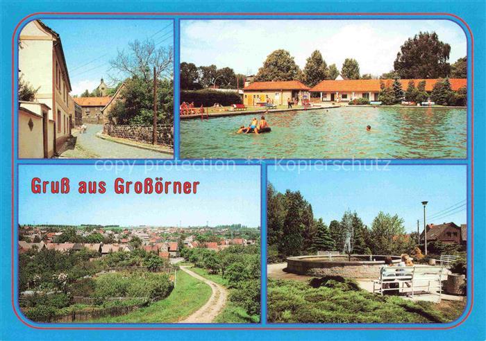 Grossoerner Mansfeld Suedharz Sachsen-Anhalt Strassenszene Freibad Schwimmbad Do