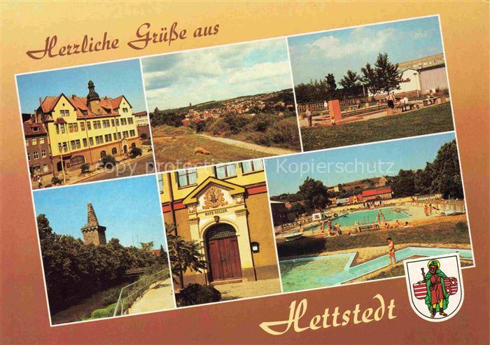 Hettstedt Mansfeld-Suedharz Sachsen-Anhalt Rathaus Turnhalle Wehrturm Eingang-zu