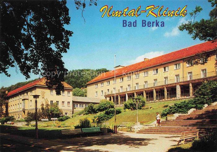 Bad Berka Ilmtal-Klinik Klinik Kurpark Treppen Parkanlage