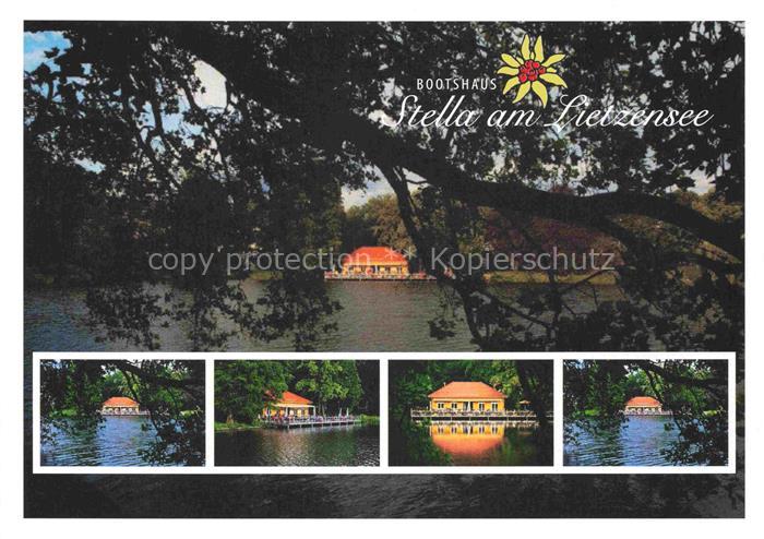 BERLIN CITY Bootshaus-Stella Lietzensee See Baeume Restaurant Witzlebenplatz