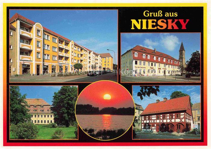 Niesky Oberlausitz Sachsen oedernitzer-Strasse Zinzendorfplatz Bruederhaus Kirch