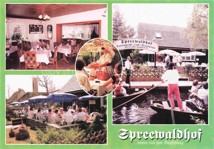Lehde Luebbenau Spreewald Brandenburg Spreewaldhof Restaurant Café Ferienzimmer