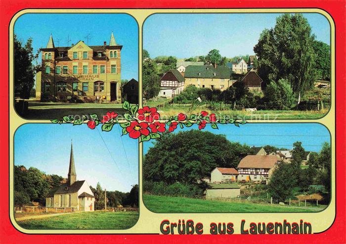 Lauenhain Crimmitschau Sachsen Gemeindehaus Kirche Ortschaft Fachwerk Mehrbildka