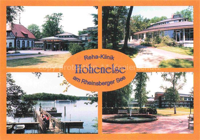 Hohenelse (Sanatorium) Rheinsberg Brandenburg Reha-Klinik Rheinsberger-See Steg