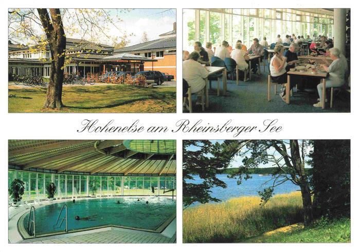 Hohenelse (Sanatorium) Rheinsberg Brandenburg Reha-Klinik Schwimmbad Speisesaal