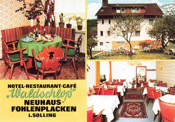 Neuhaus Solling Holzminden Weser Niedersachsen Hotel-Waldschloss Restaurant-Cafe