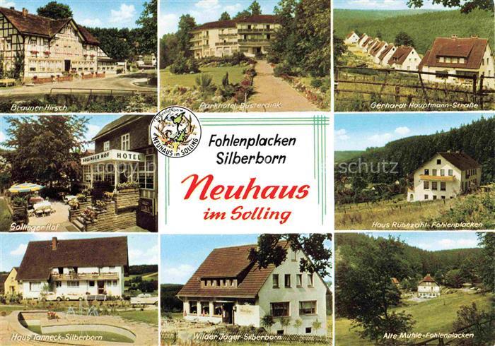 Neuhaus Solling Holzminden Weser Niedersachsen Brauner-Hirsch Parkhotel Sollinge