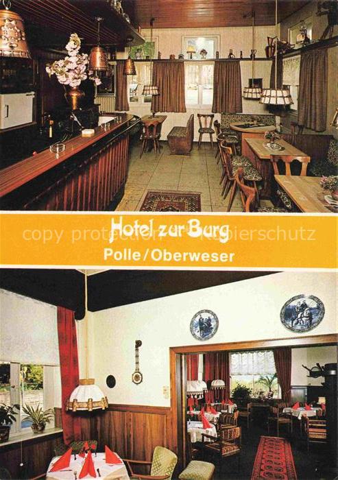 Polle Oberweser Holzminden Niedersachsen Hotel-zur-Burg Burgstrasse Gaststaette