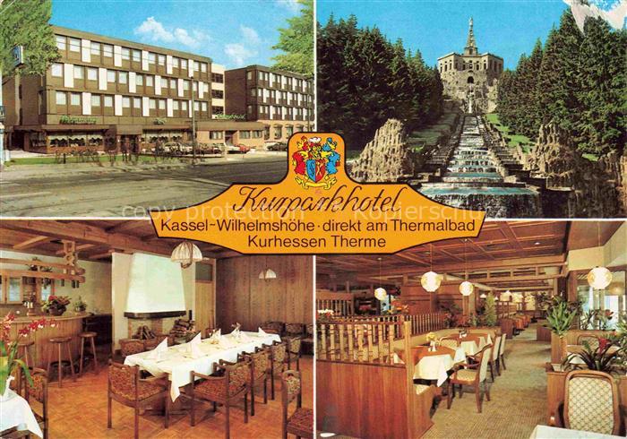Wilhelmshoehe  KAssEL Kurparkhotel Hotel-Wilhelmshoehe Hercules-Wasserkunst Rest