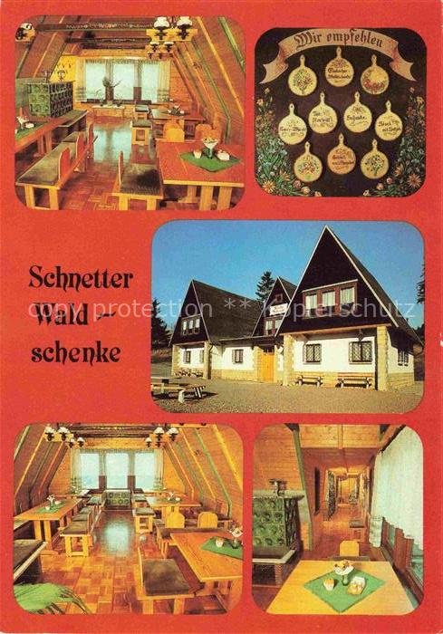 Schnetter Waldschenke Schnett Masserberg Hildburghausen Thueringen Waldschenke G