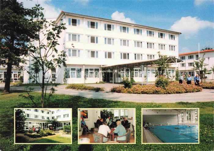 Burg Kauper Reha-Zentrum Fachklinik Innere-Medizin Orthopaedie Schwimmbad Garten