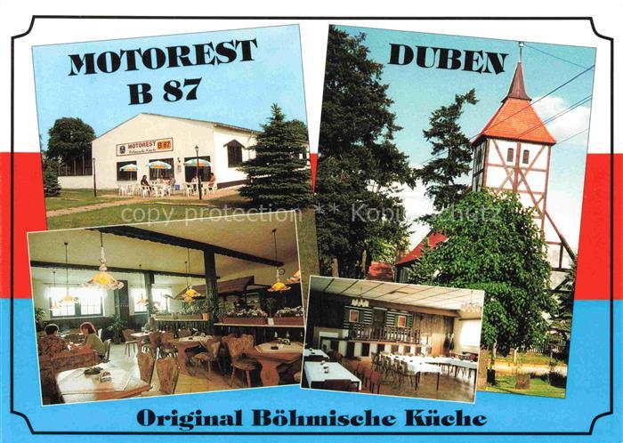 Duben Motorest-B87 Restaurant Kirche Gaststaette Innenraum Boehmische-Kueche