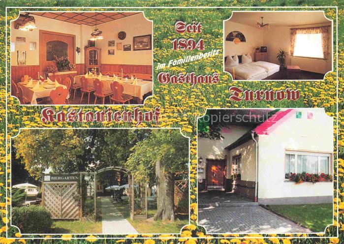 Turnow-Preilack Brandenburg Gasthaus-Kastanienhof Biergarten Gaststube Doppelzim