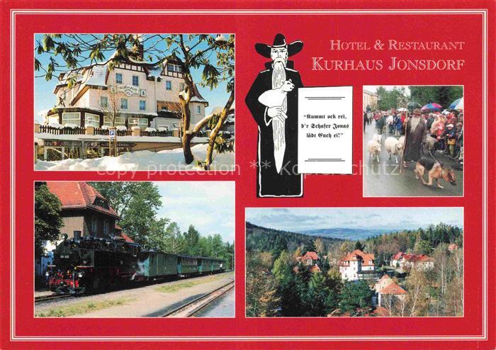 Jonsdorf Saechsische Schweiz Kurhaus-Jonsdorf Hotel-Restaurant Dampflokomotive Z