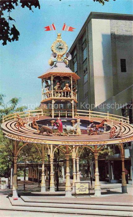 Louisville Kentucky USA Louisville-Clock River-City-Mall Uhr Karussell Figuren T