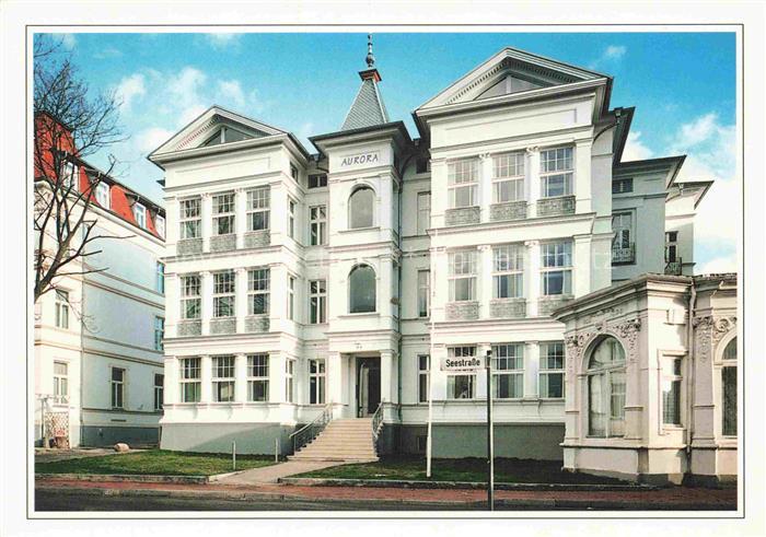 HERINGSDORF  Ostseebad Usedom Villa-Aurora Ferienwohnungen Seestrasse Gruenderze