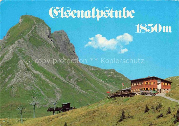 Damuels Vorarlberg AT Elsenalpstube Berggasthaus UGA-Sesselbahn Bregenzerwald Be