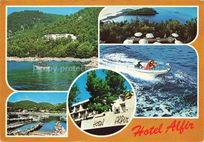 Blato Korcula Curzola Croatia Hotel-Alfir Prizba Korcula-Insel Bucht Segelboot M