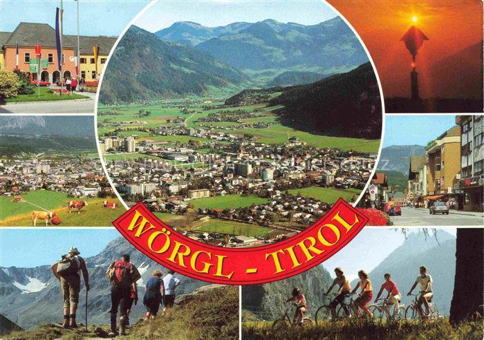 Woergl Angerberg Unterinntal Tirol AT Fliegeraufnahme Stadtansicht Rathaus Wande