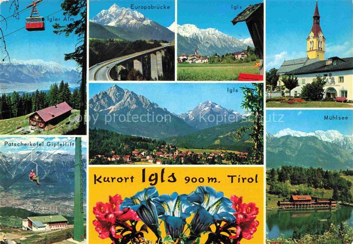 Igls Jgls Innsbruck Tirol AT Igler-Alm Europabruecke Patscherkofel-Gipfellift Mu