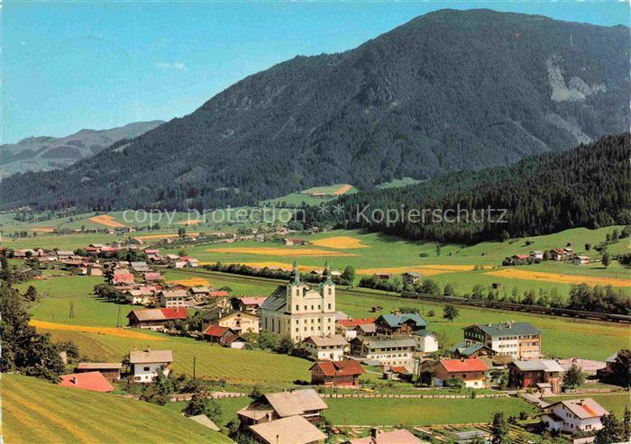 Lauterbach Brixen Kirchturm Bergpanorama Talblick Dorf Wiesen Lauterbach Luftkur