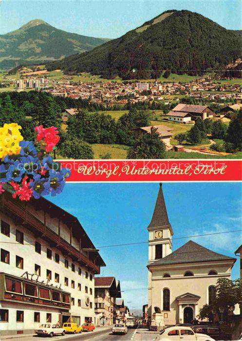 Woergl  Leukental Kufstein Tirol AT Hohe-Salve Panorama Hauptstrasse Gasthof-Alt