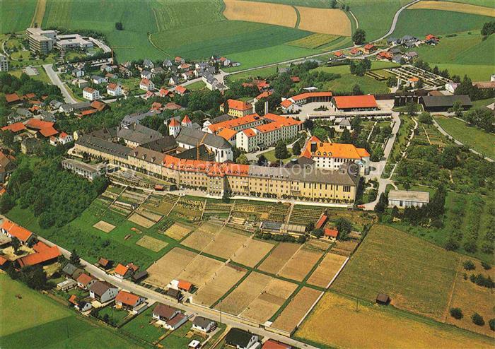 Mallersdorf Mallersdorf-Pfaffenberg Kloster Fliegeraufnahme Klosteranlage Felder