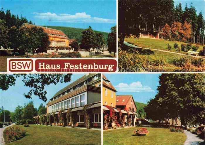Festenburg Clausthal-Zellerfeld Oberharz BSW-Haus-Festenburg Bundesbahn-Sozialwe