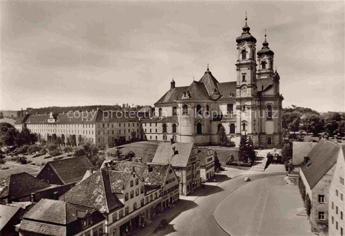 Ottobeuren Bayern Basilika Benediktinerabtei Barockkirche Zwiebeltuerm Kloster M
