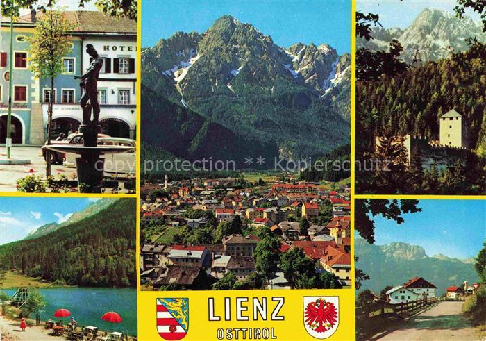 LIENZ  Tirol AT Florian-Brunnen Schloss-Bruck Tristacher-See Iselsberg Stadtansi
