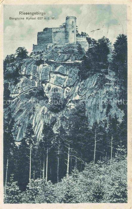 Burgruine Kynast Burgruine Kynast Riesengebirge Felsen Burg Wald