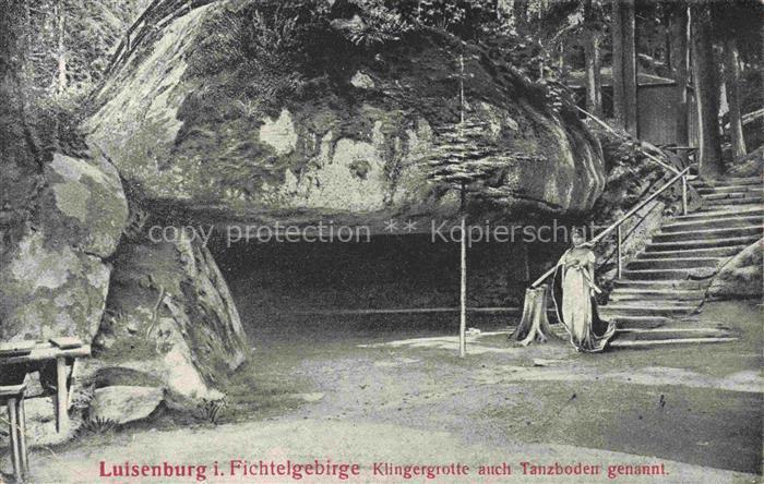 Luisenburg Naturbuehne Wunsiedel Fichtelgebirge Bayern Klingergrotte Tanzboden F